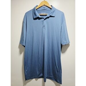 Fresh Clean Threads Mens Polo Shirt Size 2XL-Tall Short Sleeve Blue
